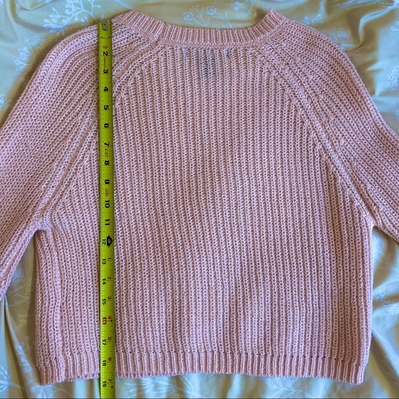 F21 Kawaii Light Barbie Pink Knit Pullover Balletcore Sweater Size Medium - Picture 8 of 8